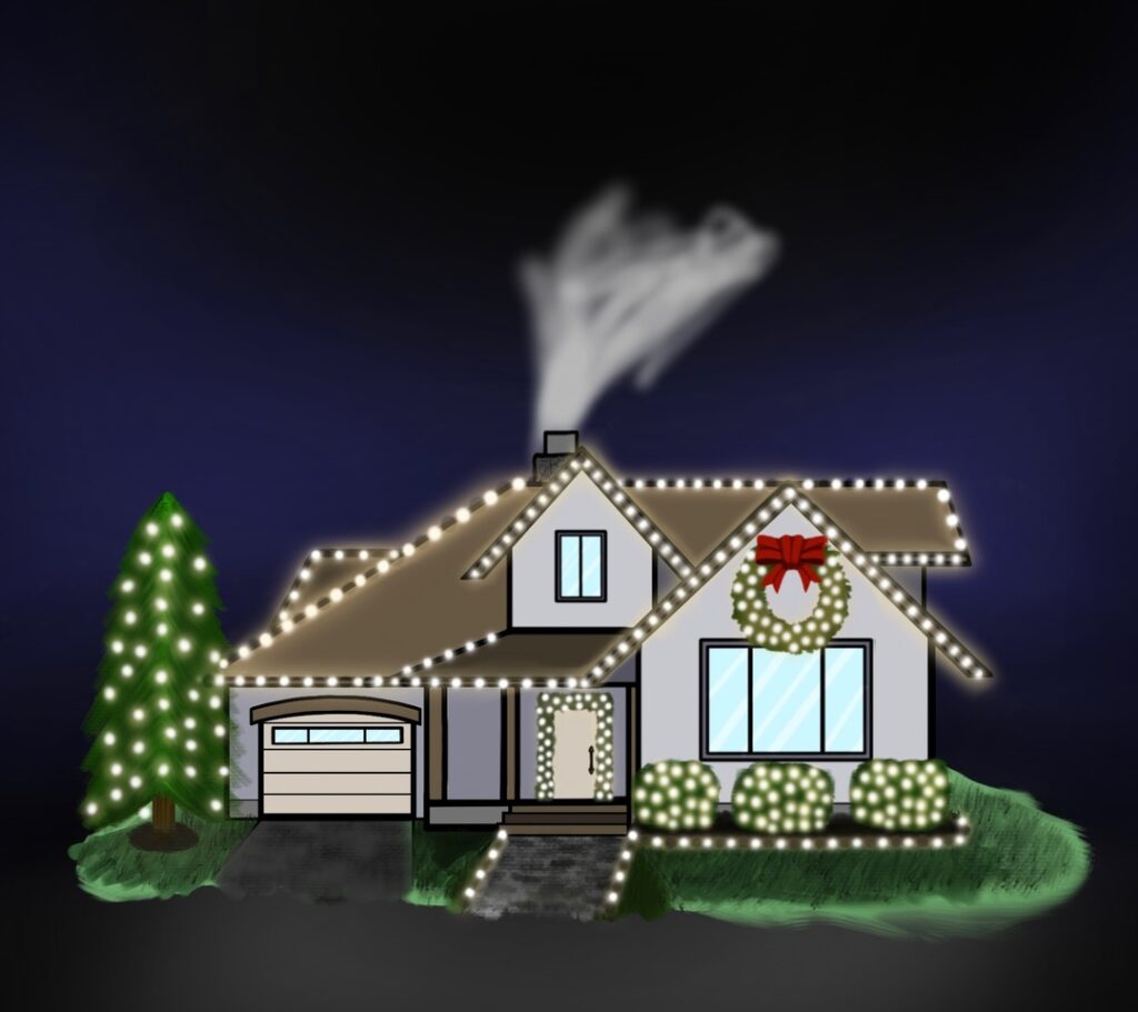 Residential Christmas Light Installation Cost